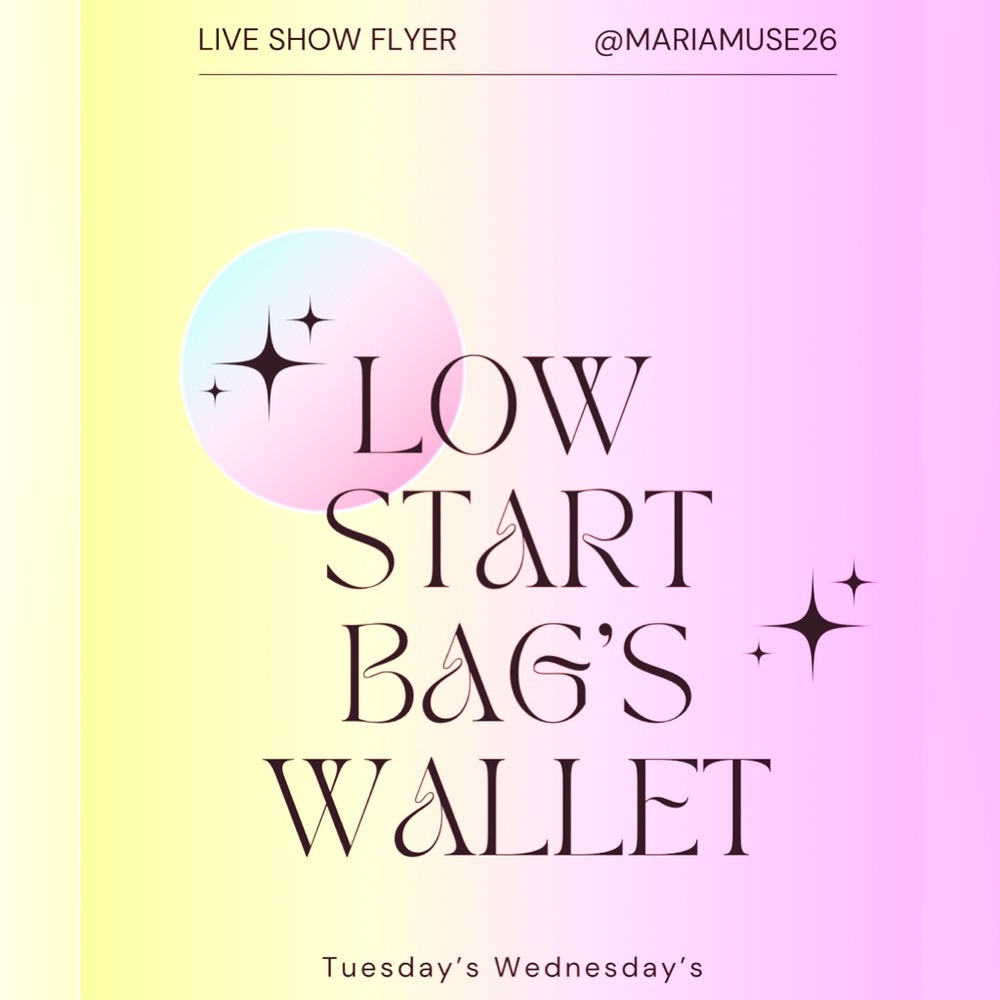 Low start bags wallets accessories